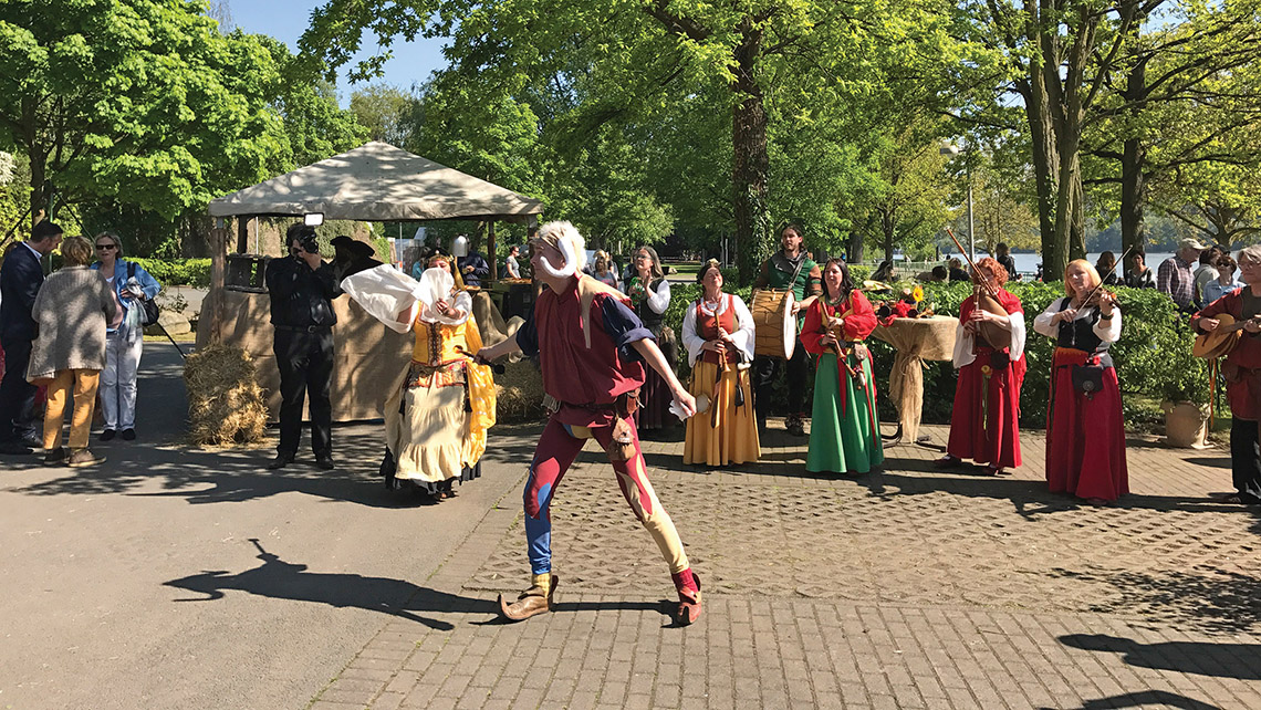 Festivities in lahnstein, Germany, before christening of AmaKristina