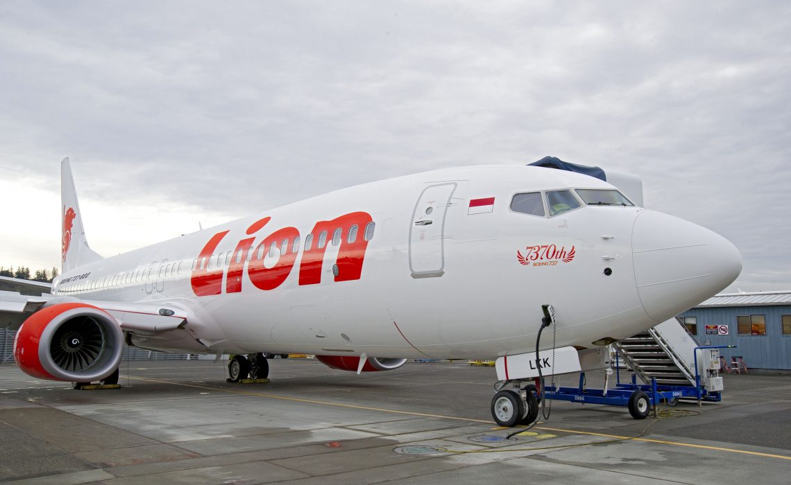 Lion Air's 7,370th 737 at Boeing Field in Seattle, WA. 
K65772-02